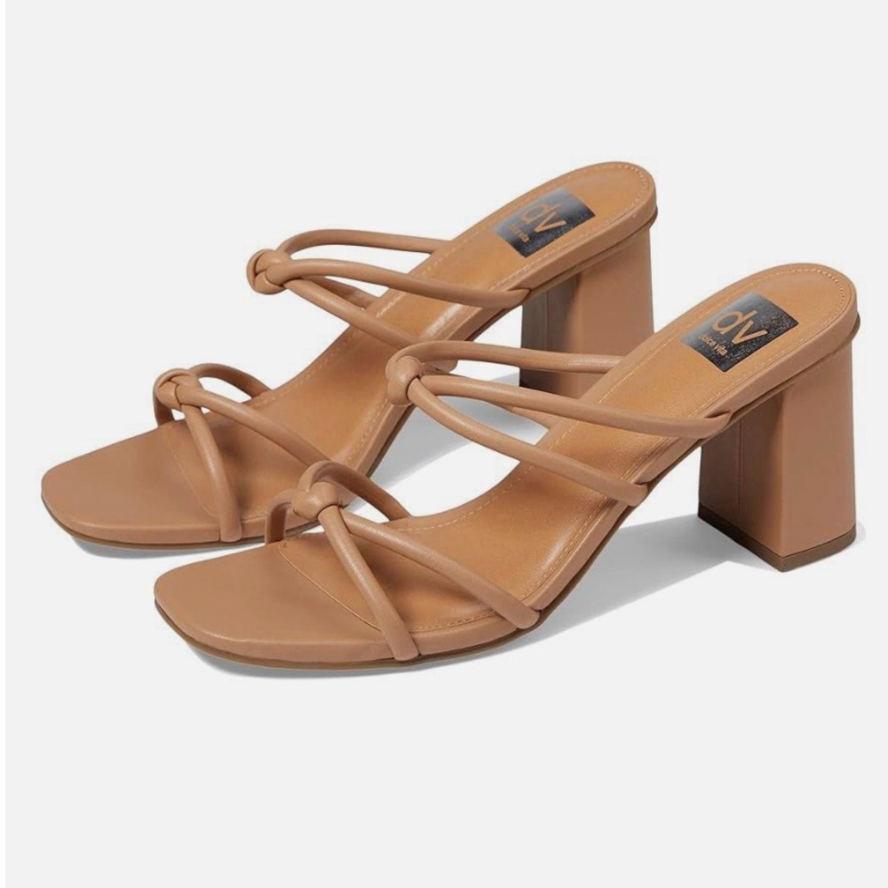 NWOT Dolce Vita Tan Strappy Heeled